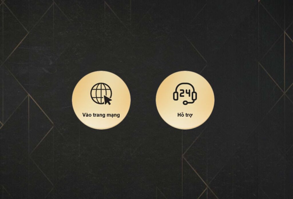4 Chọn “Vào trang mạng” để truy cập website chính thức của Kubet, không bị chặn tại Việt Nam và được chứng nhận hợp pháp bởi PAGCOR